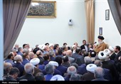 دیدار جمعی از مسئولان ارشد سه قوه با رهبرمعطم انقلاب