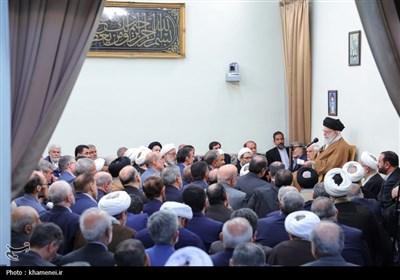 دیدار جمعی از مسئولان ارشد سه قوه با رهبرمعطم انقلاب
