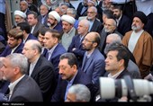 دیدار جمعی از مسئولان ارشد سه قوه با رهبرمعطم انقلاب
