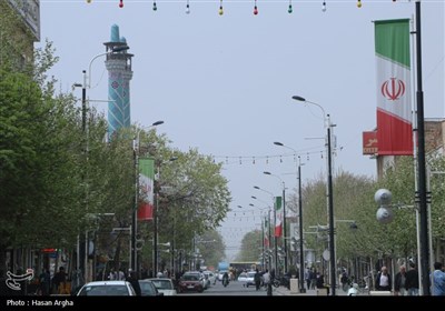 گرد و غبار در زنجان