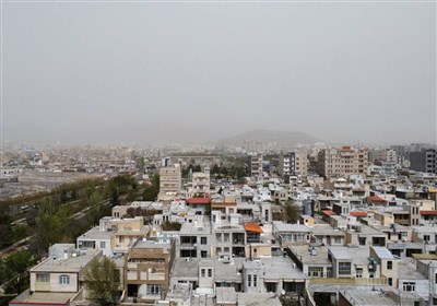 تصاویر هوایی از وضعیت خطرناک آلودگی هوا در زنجان