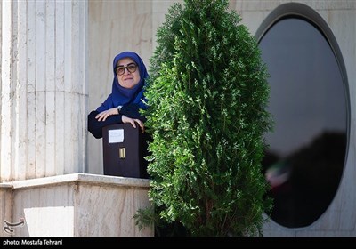 فاطمه مهاجرانی، سخنگوی دولت در حاشیه جلسه هیات دولت - ۲۷ فروردین