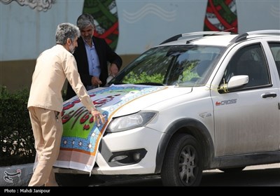 حرکت کاروان خودرویی مردم اصفهان برای شرکت در اجتماع قیام مردمی&quot; انا علی العهد&quot;