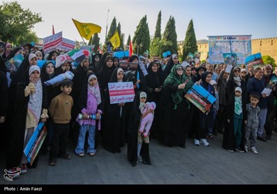 خشم شیرازی‌ها از جنایات رژیم صهیونیستی