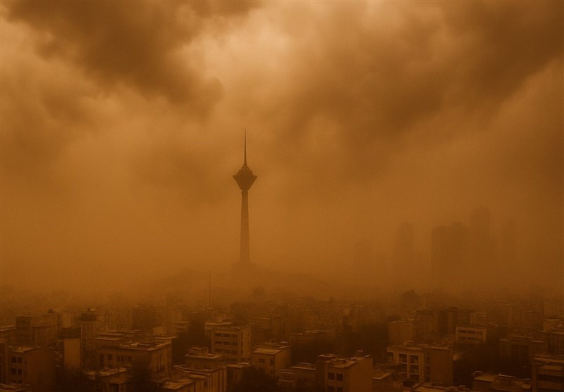 هواشناسی ایران1404/4/4؛ طوفان گردوخاک در 16 استان / هشدار هواشناسی برای تهران