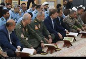 تجدید میثاق فرماندهان نیروهای مسلح استان بوشهر با شهدا