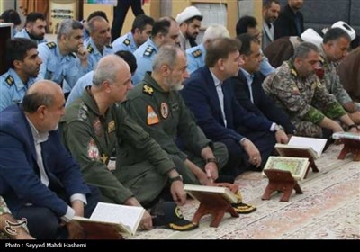 تجدید میثاق فرماندهان نیروهای مسلح استان بوشهر با شهدا