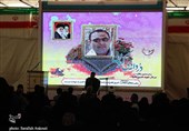 برگزاری دهمین سالگرد شهید بادپا در گلزار شهدای کرمان