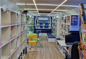کتابخانه اتوبوسی به شاهرود آمد+فیلم