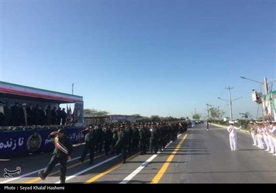 برگزاری رژه اقتدار نیروهای مسلح در بوشهر