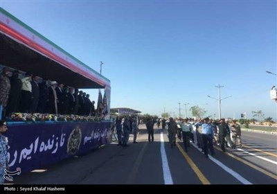 برگزاری رژه اقتدار نیروهای مسلح در بوشهر