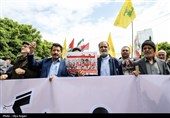 راهپیمایی مردم گرگان در حمایت از غزه