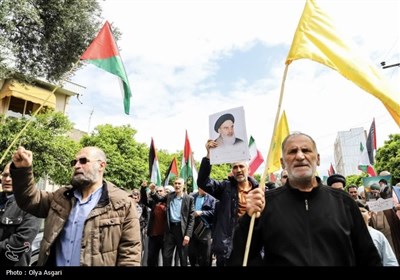 راهپیمایی مردم گرگان در حمایت از غزه