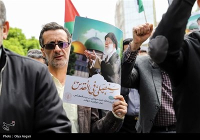 راهپیمایی مردم گرگان در حمایت از غزه