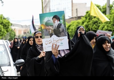 راهپیمایی مردم گرگان در حمایت از غزه