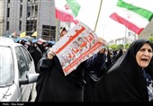راهپیمایی مردم کرمانشاه در حمایت از مردم مظلوم غزه برگزار شد