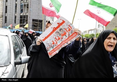 راهپیمایی مردم کرمانشاه در حمایت از مردم مظلوم غزه برگزار شد