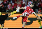 دیدار تیم های فوتبال پرسپولیس و سپاهان