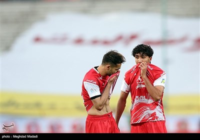 دیدار تیم های فوتبال پرسپولیس و سپاهان