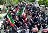 راهپیمایی گرگانی‌ها در حمایت از غزه