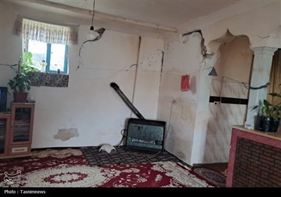 رانش زمین در روستای گلی بجنورد