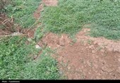 رانش زمین در روستای گلی بجنورد