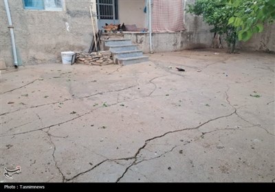 رانش زمین در روستای گلی بجنورد