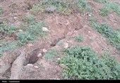 رانش زمین در یک روستای بجنورد/ خانه‌ها در معرض تخریب+تصاویر