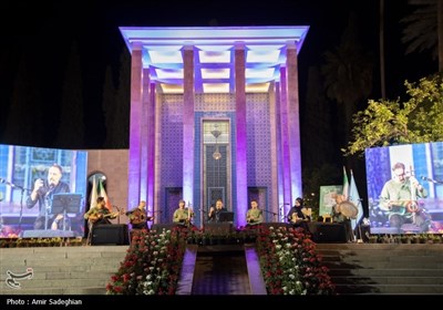 مراسم بزرگداشت سعدی شیرازی 