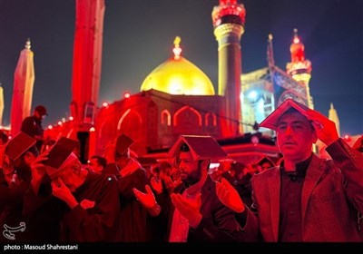  احیای شب بیست و یکم ماه مبارک رمضان در نجف اشرف 