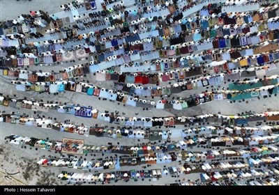  اقامه نماز عید سعیدفطر در کیش 