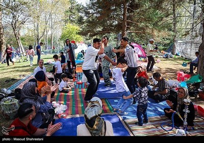  روز طبیعت در پارک ملت تهران 