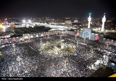  احیای شب بیست و یکم ماه مبارک رمضان در مشهد 