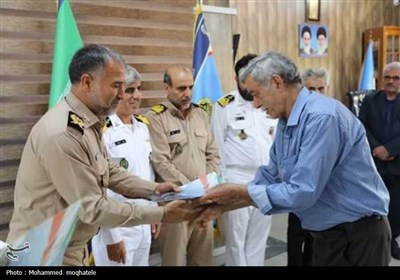 بازماندگان ناو جوشن در بوشهر تجلیل شدند