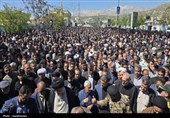 تشییع پیکر 2 قاضی فسادستیز کهگیلویه و بویراحمد