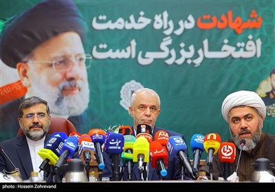  سعید اوحدی معاون رئیس جمهور و رئیس ستاد اولین نشست بزرگداشت شهید جمهور آیت‌الله رئیسی و دیگر شهدای خدمت