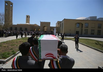 مراسم تشییع پیکر دکتر اکبر اعتماد پدر فناوری هسته‌ای ایران