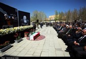 مراسم تشییع پیکر دکتر اکبر اعتماد پدر فناوری هسته‌ای ایران