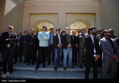 مراسم تشییع پیکر دکتر اکبر اعتماد پدر فناوری هسته‌ای ایران