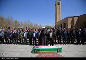 مراسم تشییع پیکر دکتر اکبر اعتماد پدر فناوری هسته‌ای ایران