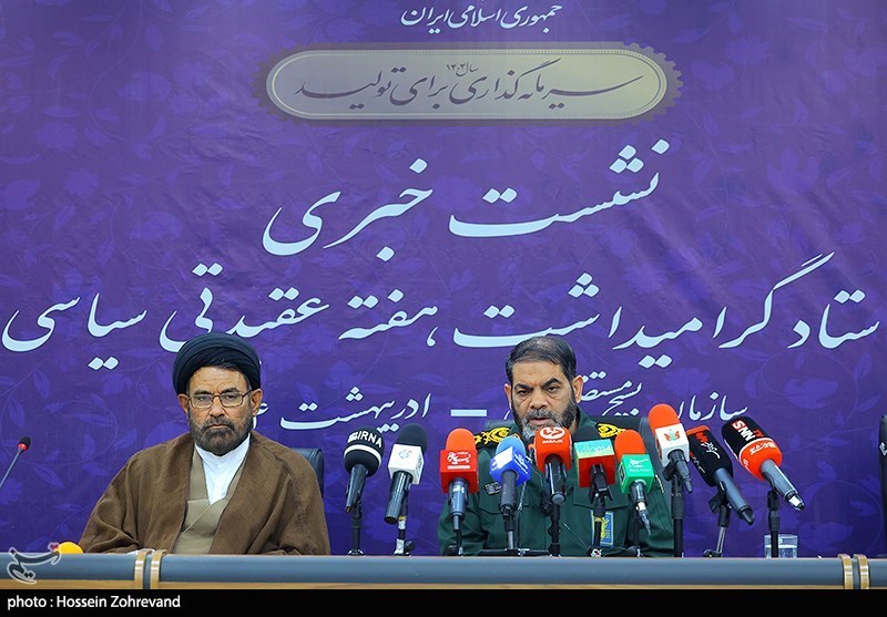 نشست خبری ستاد بزرگداشت هفته عقیدتی-سیاسی- عکس خبری تسنیم