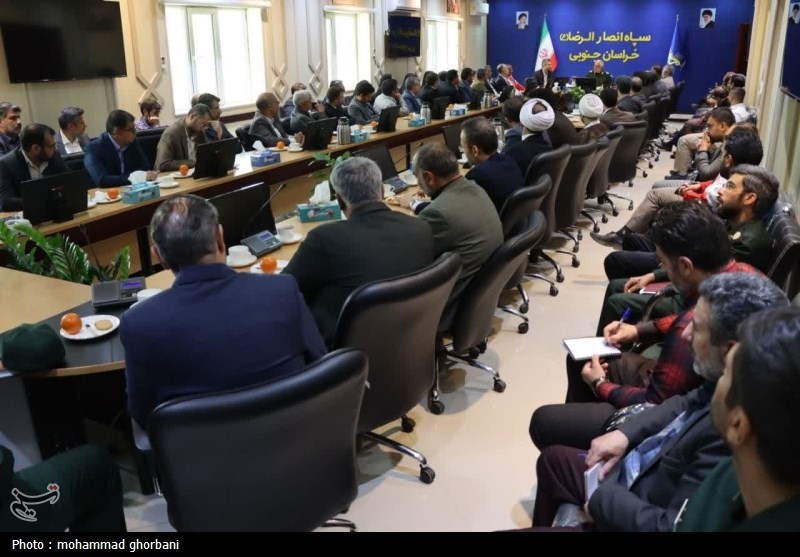 دیدارفرماندهان پایگاه های مقاومت بسیج ادارات خراسان جنوبی با ...