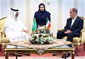 السفیر السعودی یلتقی رئیس اللجنة الأولمبیة الوطنیة الإیرانیة