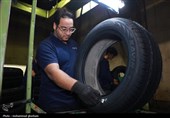 کار وتلاش در سنگر تولید تایر در بزرگترین واحد صنعتی خراسان جنوبی