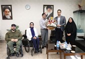 دیدار 4 ورزشکار طلایی با رئیس کمیته ملی پارالمپیک