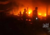 جنگ غزه| کشتار دهها نفر در به آتش کشیدن چادرها و بیمارستان