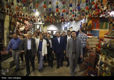 بازدید استاندار فارس از وضعیت بازار سنتی وکیل- عکس صفحه استا ...