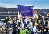 143 نیروگاه خورشیدی بردسکن به شبکه سراسری برق متصل شد