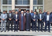 گزارش تصویری حضور امام جمعه اردبیل در دادسرای اردبیل