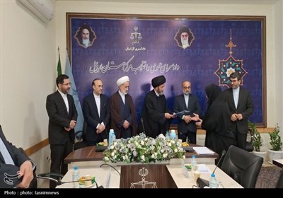 گزارش تصویری حضور آیت الله عاملی در دادسرای اردبیل/انتشار/